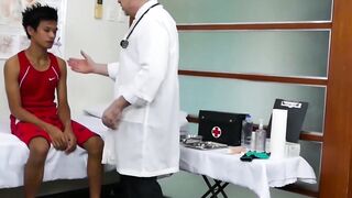 Older man pumps young Asian deep and raw all night