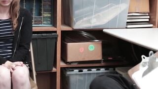 ShopliftersPunished.com - Thief blonde Gracie May Green pounded hard for shoplifting