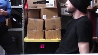 ShopliftersPunished.com - Blonde officer Krissy Lynn seduced Dylan Snow for freedom a