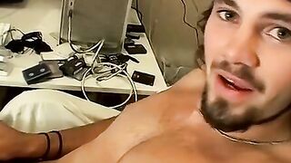 Str8Thugs.com - Straight thug jerks off solo while his balls bounce with each stroke