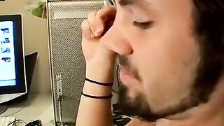 Str8Thugs.com - Straight thug jerks off solo while his balls bounce with each stroke
