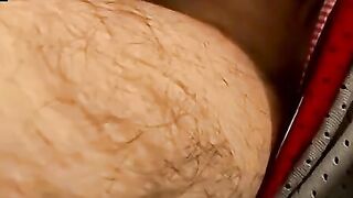 Str8Thugs.com - Skinny straight thug jerks off his big hairy cock and cums with delig