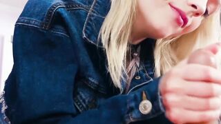 My massive cock impales my girlfriend Kate Blooms narrow throat