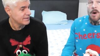 Hot Maddy Black squirts intensely in hardcore Christmas anal threesome
