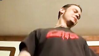 Three young straighties masturbate and record
