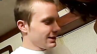Three young straighties masturbate and record