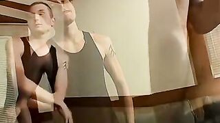 Three young straighties masturbate and record