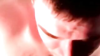 Threeway gays jerk cocks while mouths drain shafts