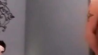 Threeway gays jerk cocks while mouths drain shafts