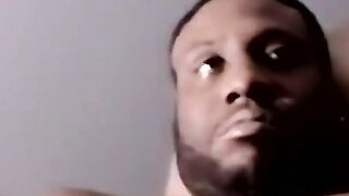 Black amateur cums in mature gays hungry mouth