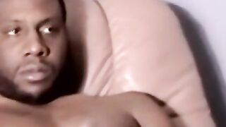 Black amateur cums in mature gays hungry mouth