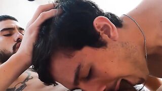 Horny Enrique Mudu and Alberto Chimal fuck relentlessly