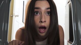Horny lesbian wears strap on and fucks maids ass