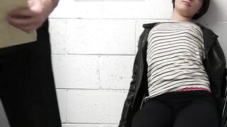 Short haired Angeline Red drools over a long dick