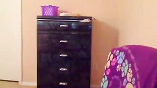 Pregnant Funny Babe with Big Tits on Webcam