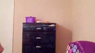 Pregnant Funny Babe with Big Tits on Webcam