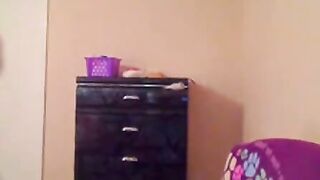 Pregnant Funny Babe with Big Tits on Webcam