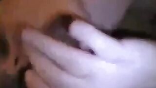 Cheating girl's anal adventure with a black cock on webcam