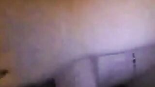 Cheating girl's anal adventure with a black cock on webcam