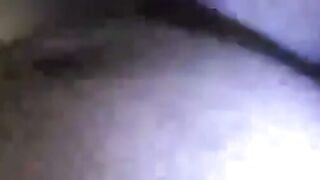 Cheating girl's anal adventure with a black cock on webcam