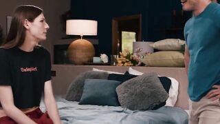 Shemale Amanda Riley pleases lover with her tight butthole