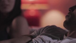 Roman Todd catches TS Melanie Brooks jerking then fucks her