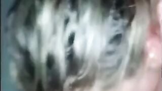 Aussie Amateur Blonde Babe POV Blowjob and Cum Swallow