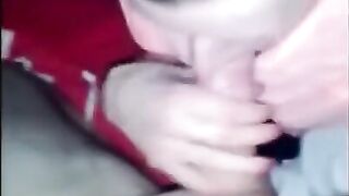 Aussie Amateur Blonde Babe POV Blowjob and Cum Swallow