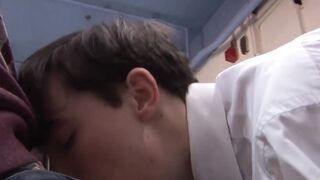 Lex Blond buries raw cock deep into Charlie Snakes teen hole