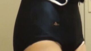 Voyeur cam grabs girls swapping school uniforms for swimsuits