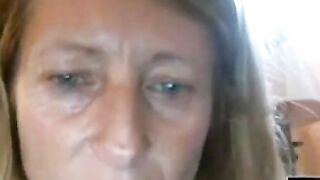 Angel or Demon: Busty Blonde Mom on Webcam