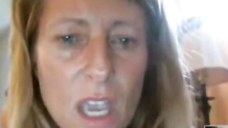 Angel or Demon: Busty Blonde Mom on Webcam