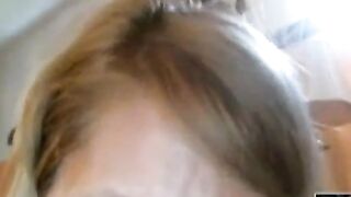 Angel or Demon: Busty Blonde Mom on Webcam