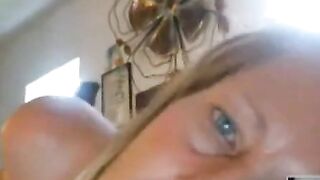 Angel or Demon: Busty Blonde Mom on Webcam