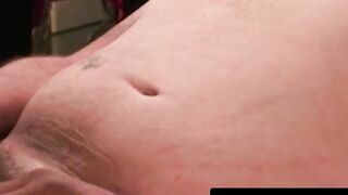 Mature old gay dude shows hole and jerks off