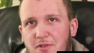Gay amateur loves wanking while we watch him
