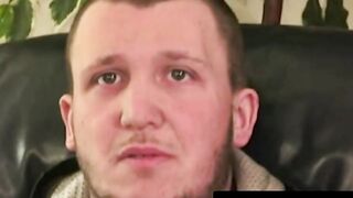 Gay amateur loves wanking while we watch him