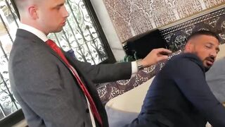 Ripped DILF Marco Napoli reserves his butthole for Damon Hearts dong