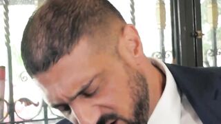 Ripped DILF Marco Napoli reserves his butthole for Damon Hearts dong