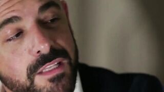 Andy goes down on his boss to suck on his big cock