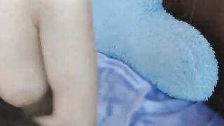 Busty Amateur Babe Plays with Sex Toy on Webcam