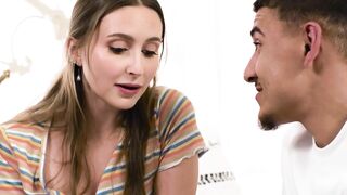 Tutor Laney Greys deepthroating mouth arouses me to fuck her deep