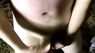 JoeSchmoeXXX.com - Blond amateur jerks off and cums in mature gay's mouth with deligh