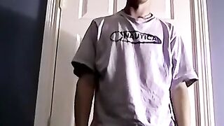 JoeSchmoeXXX.com - Blond amateur jerks off and cums in mature gay's mouth with deligh