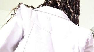 Ebony nurse Misty Stone knows how to heal a patients needy shaft