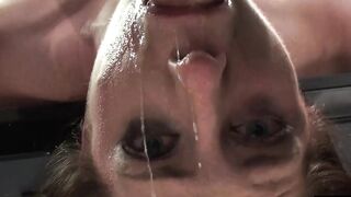Submissive slut Samantha Bentley is flogged before having her pussy destroyed