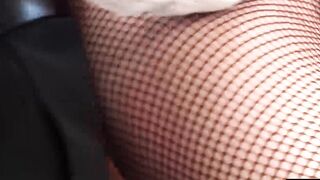 Slutty Jessie Jo endures such rough pussy smashing while her dom laughs