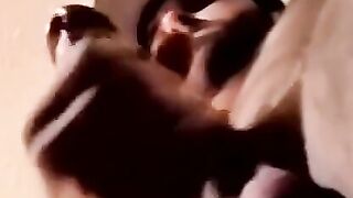 Young amateur moans as hand milks his leaking dick