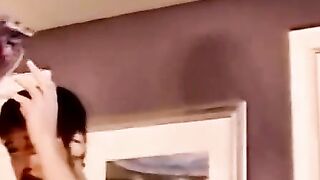 Young amateur moans as hand milks his leaking dick