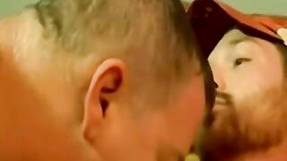 Amateur jerked off then sucked by expert cumslut